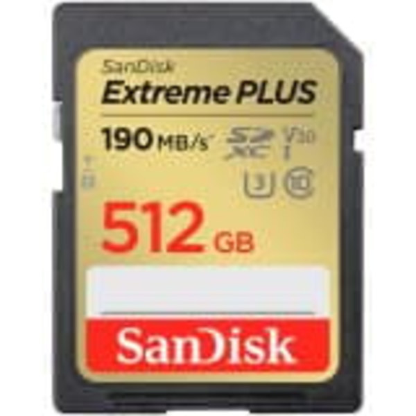 Sandisk memory card SDXC 512GB Extreme Plus
