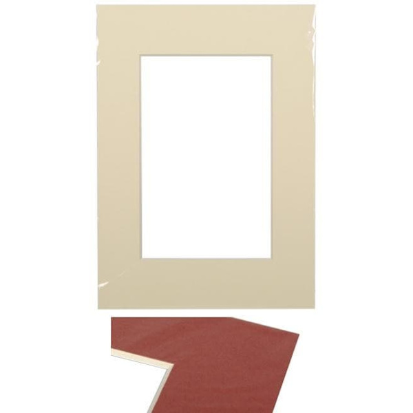 Passepartout 15x21, biscuit