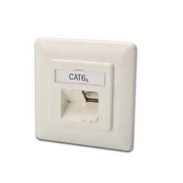 DIGITUS DN-9008-1 - flush mount outlet Hvid