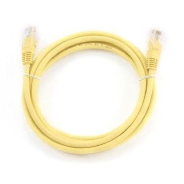 Patch cord kat.5e osłonka zalewana 2M żółty