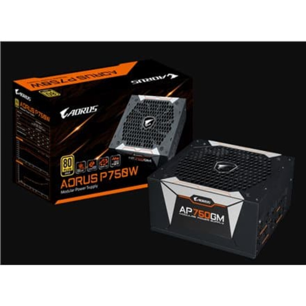 Gigabyte GP-AP750GM power supply unit 750 W 20+4 pin ATX ATX Black