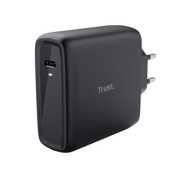 MOBILE CHARGER WALL MAXO 100W/USB-C BLACK 24818 TRUST Sort