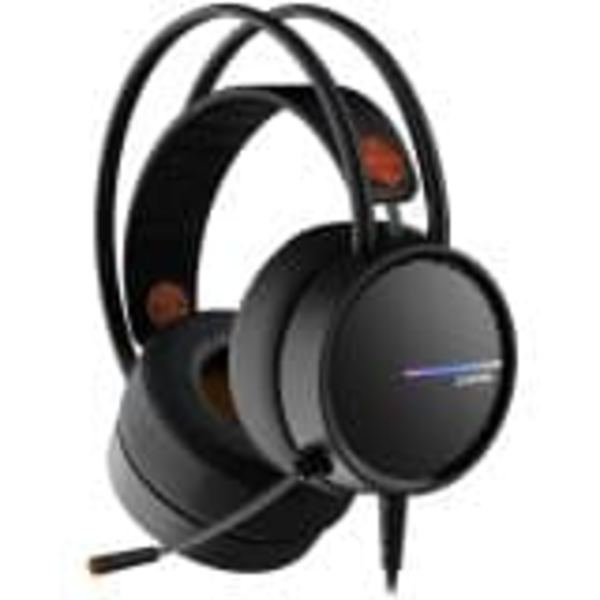 CANYON INTERCEPTOR GH-8A, Gaming headset 3.5mm jack plus USB connector for LED backlight, adjustable microphone and volume control, with 2in1 3.5mm ad