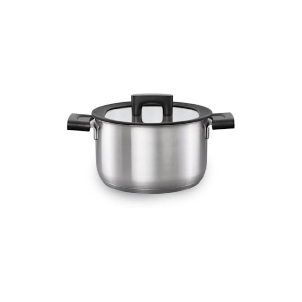 FS. POT WITH LID 3.5L HARD FACE STEE L