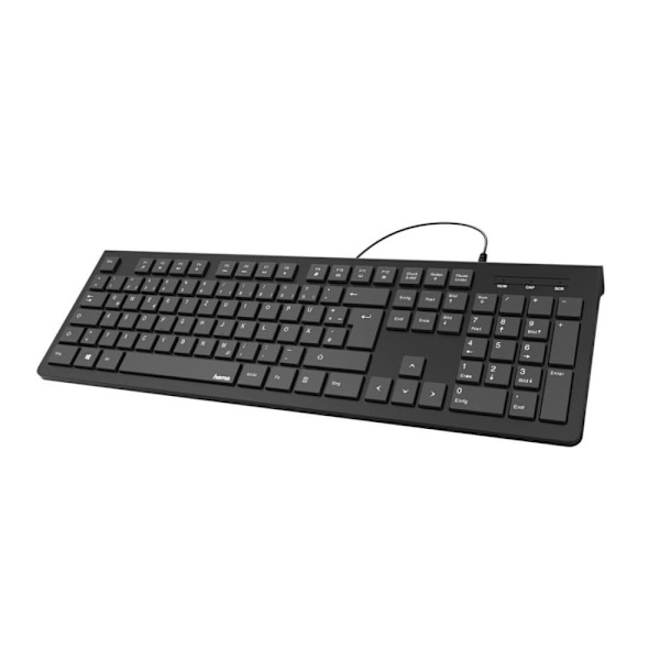 Klawiatura przewodowa KC-200 Czarna Sort