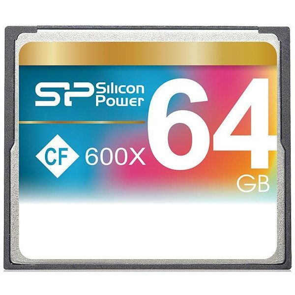 Silicon Power memory card CF 64GB 600x