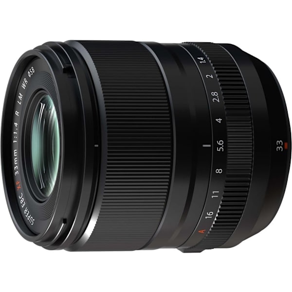 Fujifilm Fujinon XF 33mm f/1.4 R LM WR lens Sort