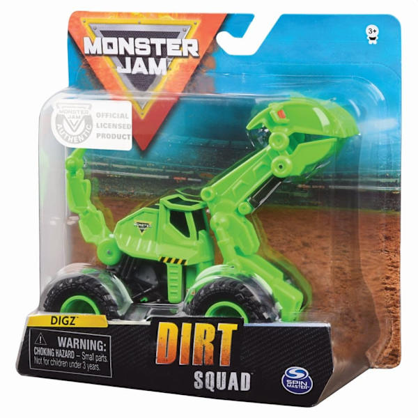 MONSTER JAM buldozeris 1:64 Dirt Squad, assort., 6055226
