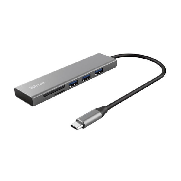 Dokstacija Halyx Fast USB-C Hub & Card Reader Silver
