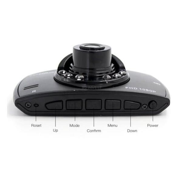RoGer VR Car video recorder Full HD / microSD / LCD 2.7'' + Holder