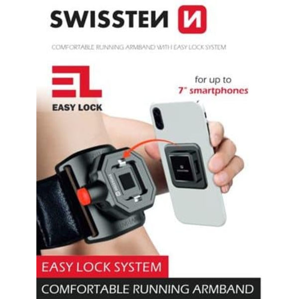 Swissten EASY LOCK  Armband 4" - 6.8"