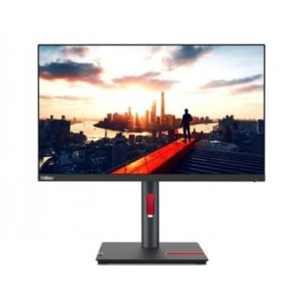 LENOVO ThinkVision P24h-30 23.8inch Monitor USB Type-C HDMI DP 4xUSB 3.2 USB-C Dock LAN/RJ45 Topseller Sort