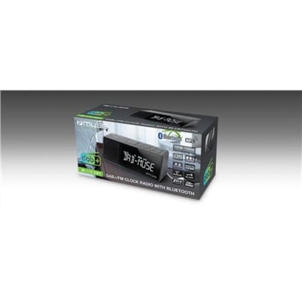 Muse M-172DBT DAB+ / FM RDS Radio, Portable, Black | Muse | M-172 DBT | Alarm function | NFC features | Black