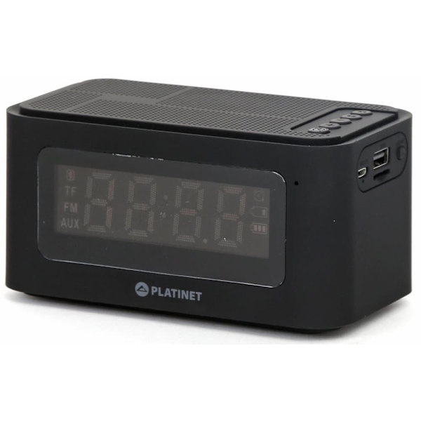 Platinet wireless speaker + alarm clock Bluetooth 5W PMGC5B