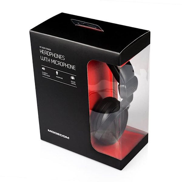 Modecom MC-828 Striker Headset Wired Head-band Calls/Music Black