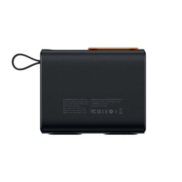 COMPRESOR AUTO Baseus Mega EnergyPump, baterie 6000mAh/22.2Wh, display LED, presiune maxima 3.5 bar, negru (timbru verde 0.80 lei) "CRCQ000001"  - 693