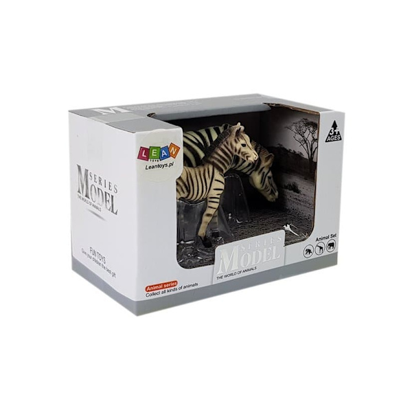 Set of figures Animals Africa Hippo Zebra