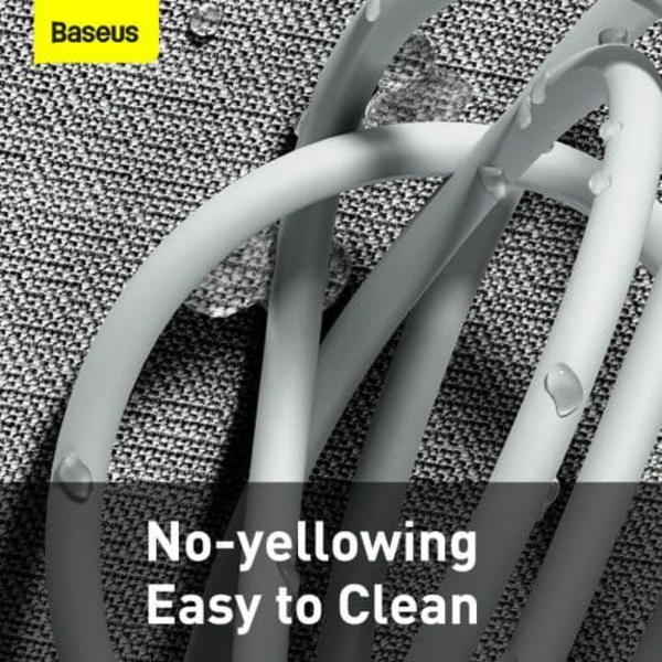 Baseus Lightning Simple Wisdom cable (2pcs/set) 2.4A 1.5m White (TZCALZJ-02)