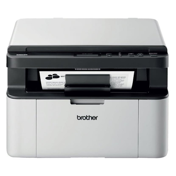 BROTHER laser DCP-1510E/ A4/ GDI/ 2400x600 dpi/ LCD/ print/ copy/ scan/ USB/ bílá Sort, Hvid