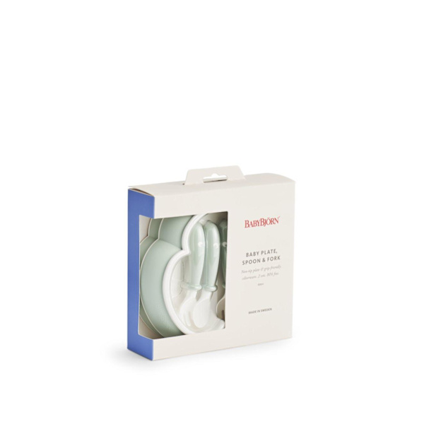 BABYBJÖRN baby plate, spoon, fork 2sets 074061