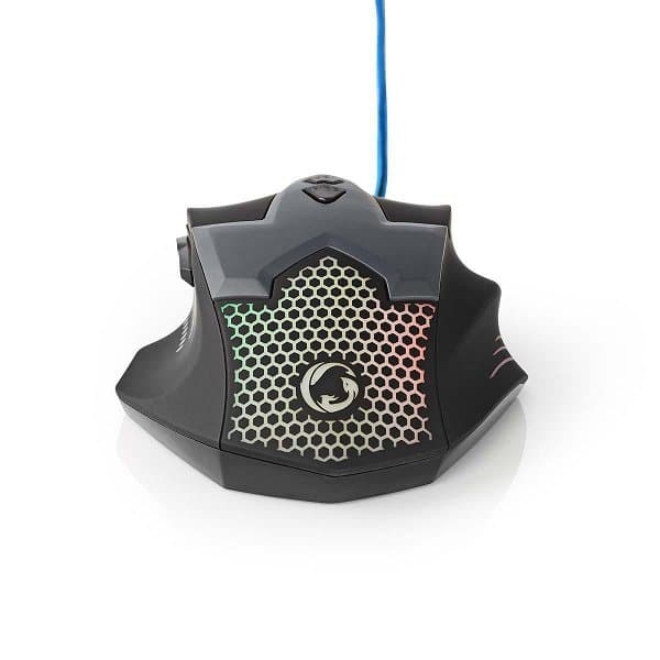 Nedis GMWD200BK Gaming Mouse musta