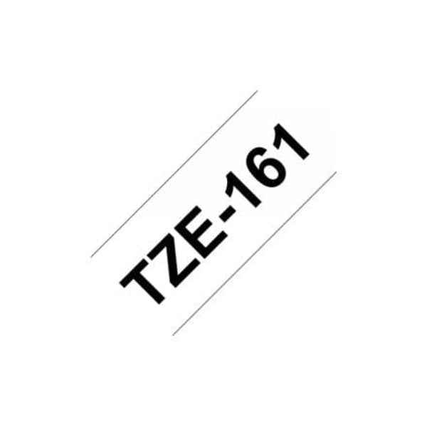 BROTHER TZE161 36mm BLACK ON CLEAR