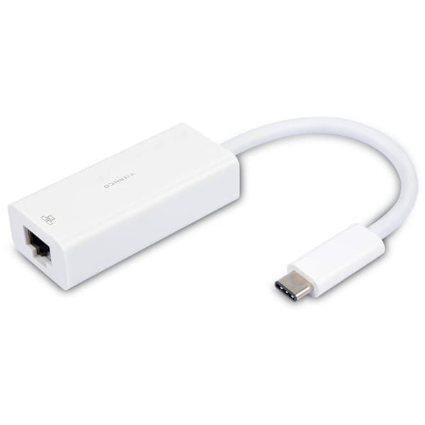 Vivanco adapter USB-C - LAN RJ45 (45383) Vit