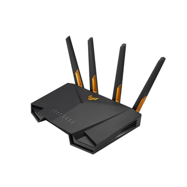 ASUS TUF Gaming AX3000 V2 wireless router Gigabit Ethernet Dual-band (2.4 GHz / 5 GHz) Black, Orange Sort, Oransje