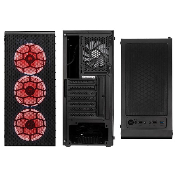 Kolink Observatory Lite Mesh RGB Mid Tower - black