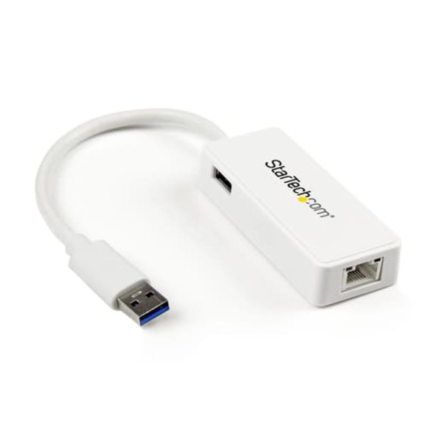 USB 3.0 10/100/1000 GIGABIT LAN Hvid