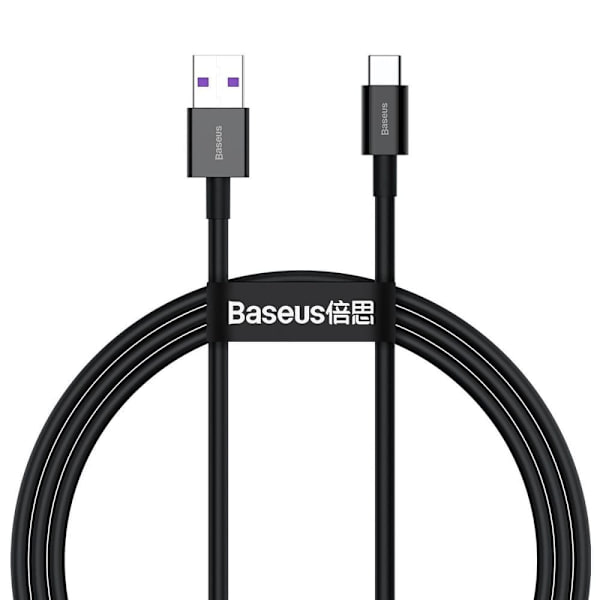 CABLU alimentare si date Baseus Superior, Fast Charging Data Cable pt. smartphone, USB la USB Type-C 66W, 1m, negru "CATYS-01" (timbru verde 0.08 lei)