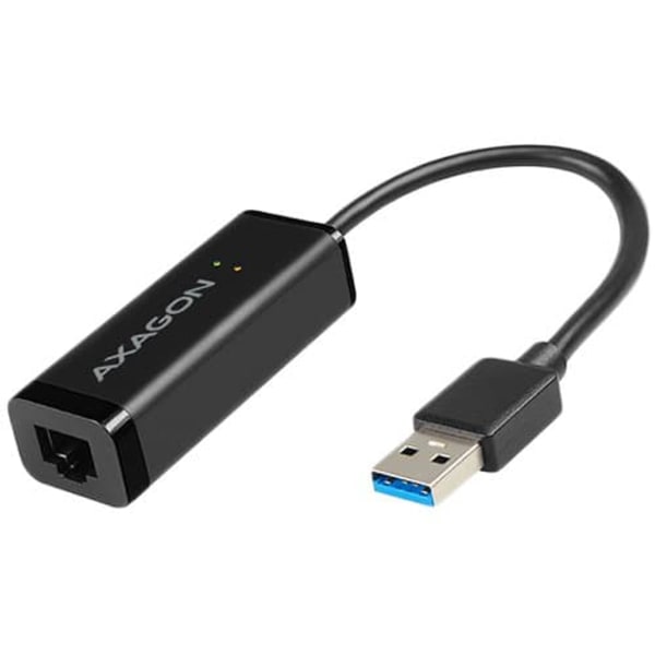 AXAGON ADE-SRC Type-C USB3.1 - Gigabit Ethernet 10/100/1000 Adapter Svart