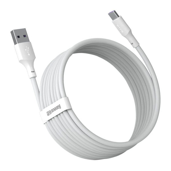 Baseus TZCATZJ-02 USB cable 1.5 m USB A USB C White