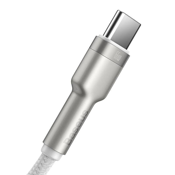USB cable for USB-C Baseus Cafule, 66W, 2m (white)
