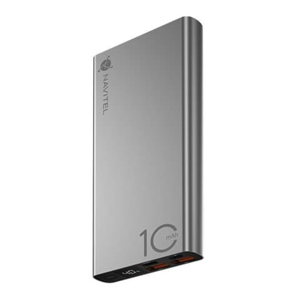 Navitel | Portable Charger | PWR10 AL SILVER | USB-A, USB-C | Lithium-ion