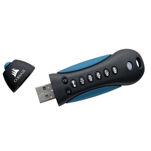 PADLOCK 3 64GB USB3.0 keypad, Secure 256-bit hardware AES       encryption