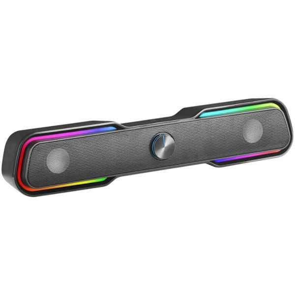 Mars Gaming MSBX Bluetooth 5.0 Soundbar with RGB / AUX /  10W