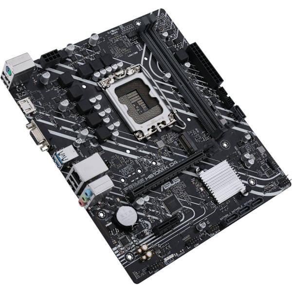 Asus | PRIME H610M-K D4 | Processor family Intel | Processor socket  LGA1700 | DDR4 DIMM | Memory slots 2 | Supported hard disk drive interfaces SATA,