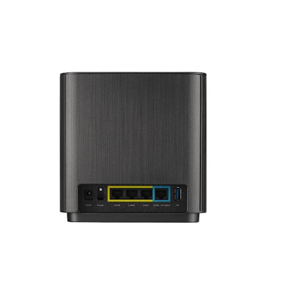 System ZenWiFi XT9 WiFi 6 AX7800 1-pak czarny Sort