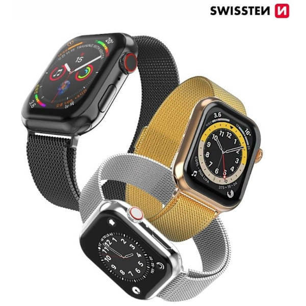 Swissten Metal Strap for Apple Watch 1/2/3/4/5/6/SE / 40 mm / 42 mm