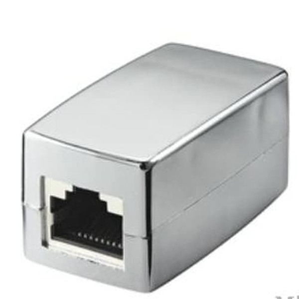 CAT6 MODULAR INLINE COUPLER/F/F - RJ45 - SHIELDED - METAL