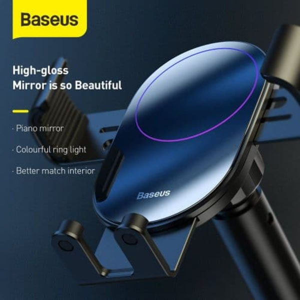 SUPORT AUTO Baseus Simplism pt. SmartPhone, fixare parbriz sau bord prin ventuza, negru "SUYL-JY01" - 6953156220966