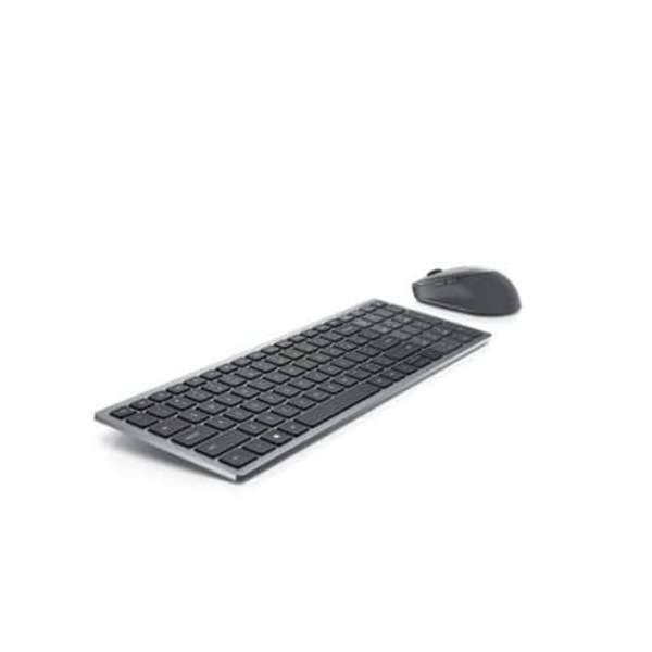 Dell | Keyboard and Mouse | KM7120W | Keyboard and Mouse Set | Wireless | Batteries included | NORD | Bluetooth | Titan Gray | Numeric keypad | Wirele Grå, Titan