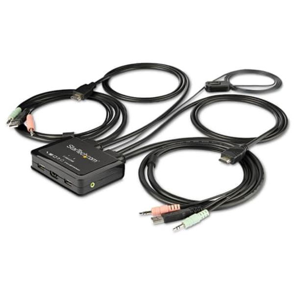 StarTech.com KVM-Switch SV211HDUA4K - 2 Ports Sort