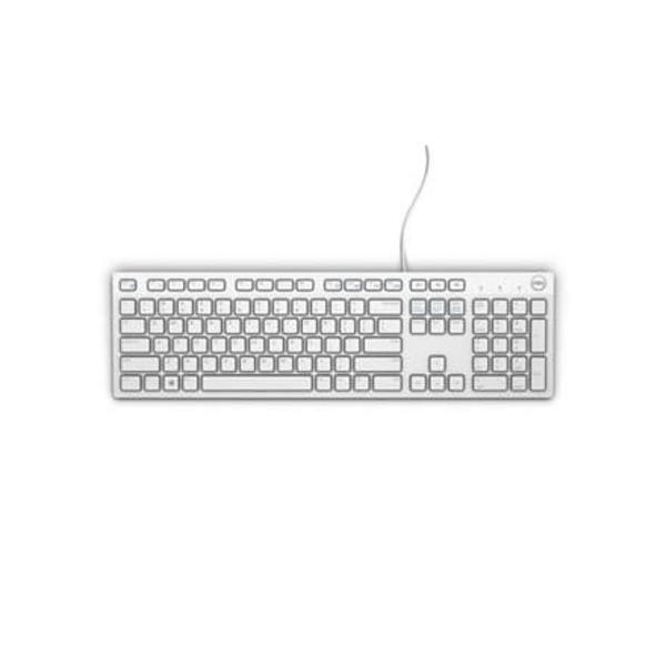 Dell | KB216 | Multimedia | Wired | EN | White | USB Hvid