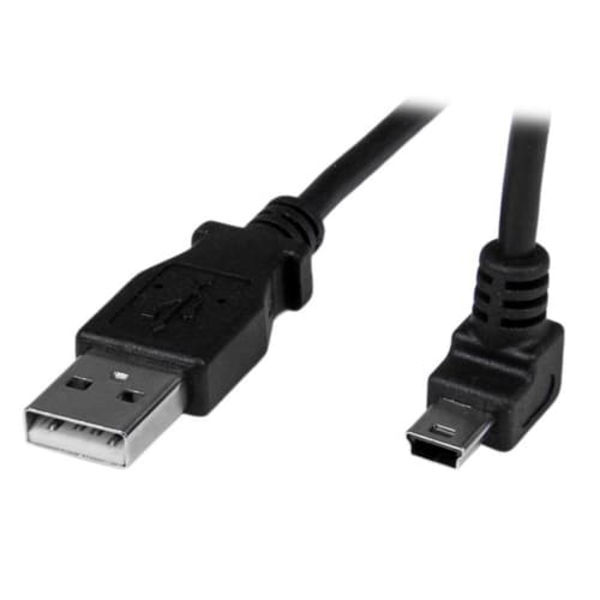 1M UP ANGLE MINI USB CABLE/.