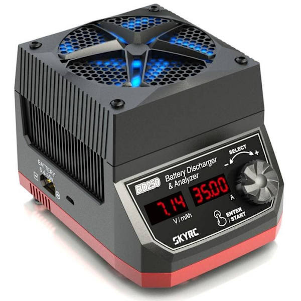Battery Discharger Analyzer SkyRC BD250 Sort