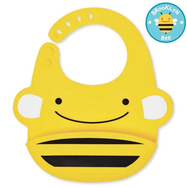 SKIP HOP silicone bib Zoo Fold & Go Bee 232205