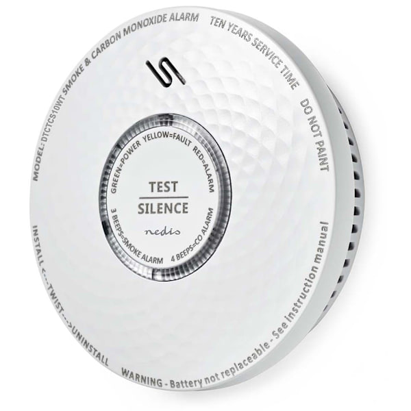 Smoke and carbon monoxide detector Nedis DTCTCS10WT