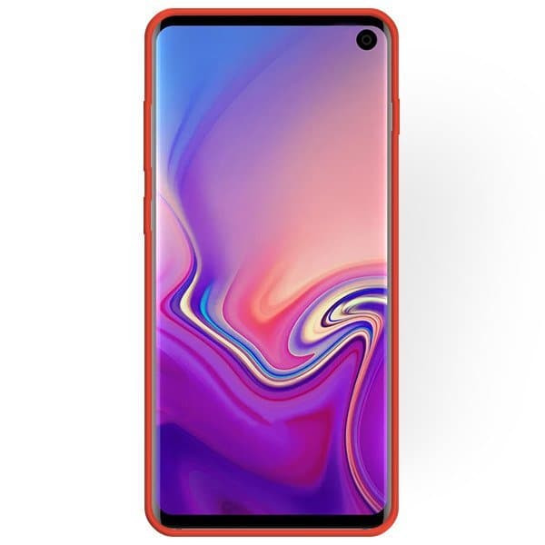 Mocco Soft Magnet Silicone Case With Built In Magnet For Holders for Samsung A705 Galaxy A70 Red